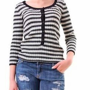 NWT FL&L Knitz striped top size Large